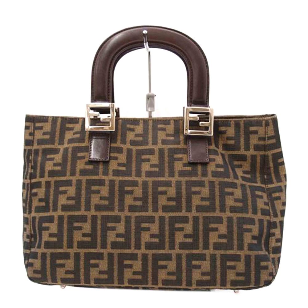 Fendi Zucca Tote Bag Blurry Brown